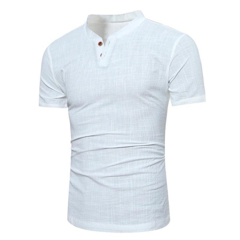 Casual Buttoned T-Shirt