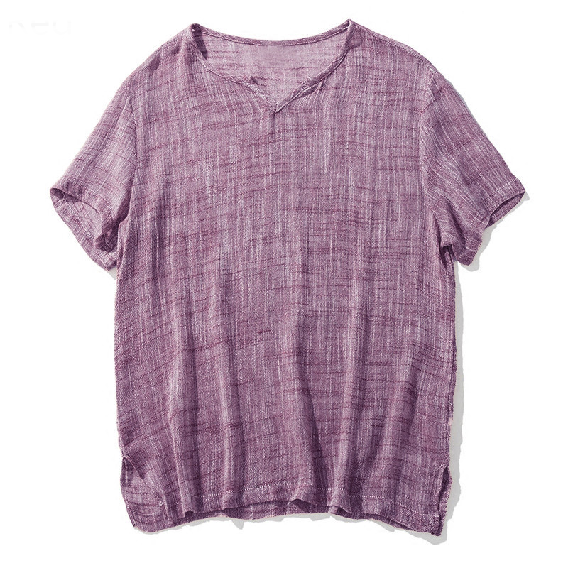 Summer Linen Blend T-Shirt