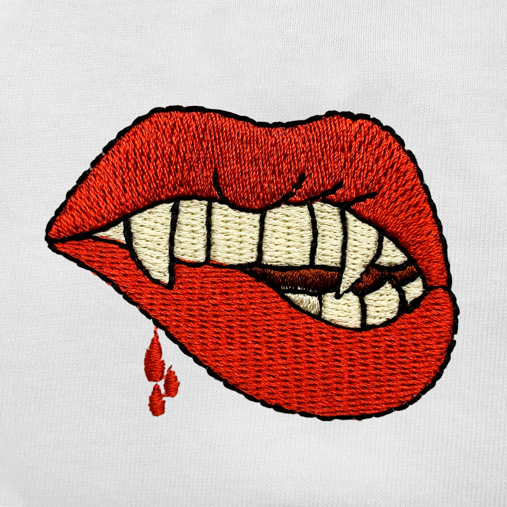 Vampire Embroidered T-Shirt