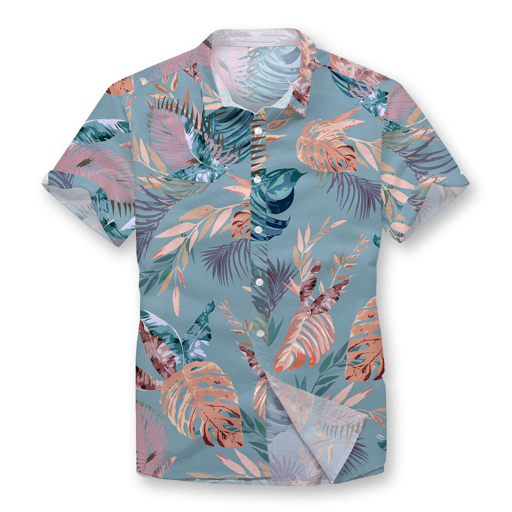 Chromatic Hibiscus Button Shirt