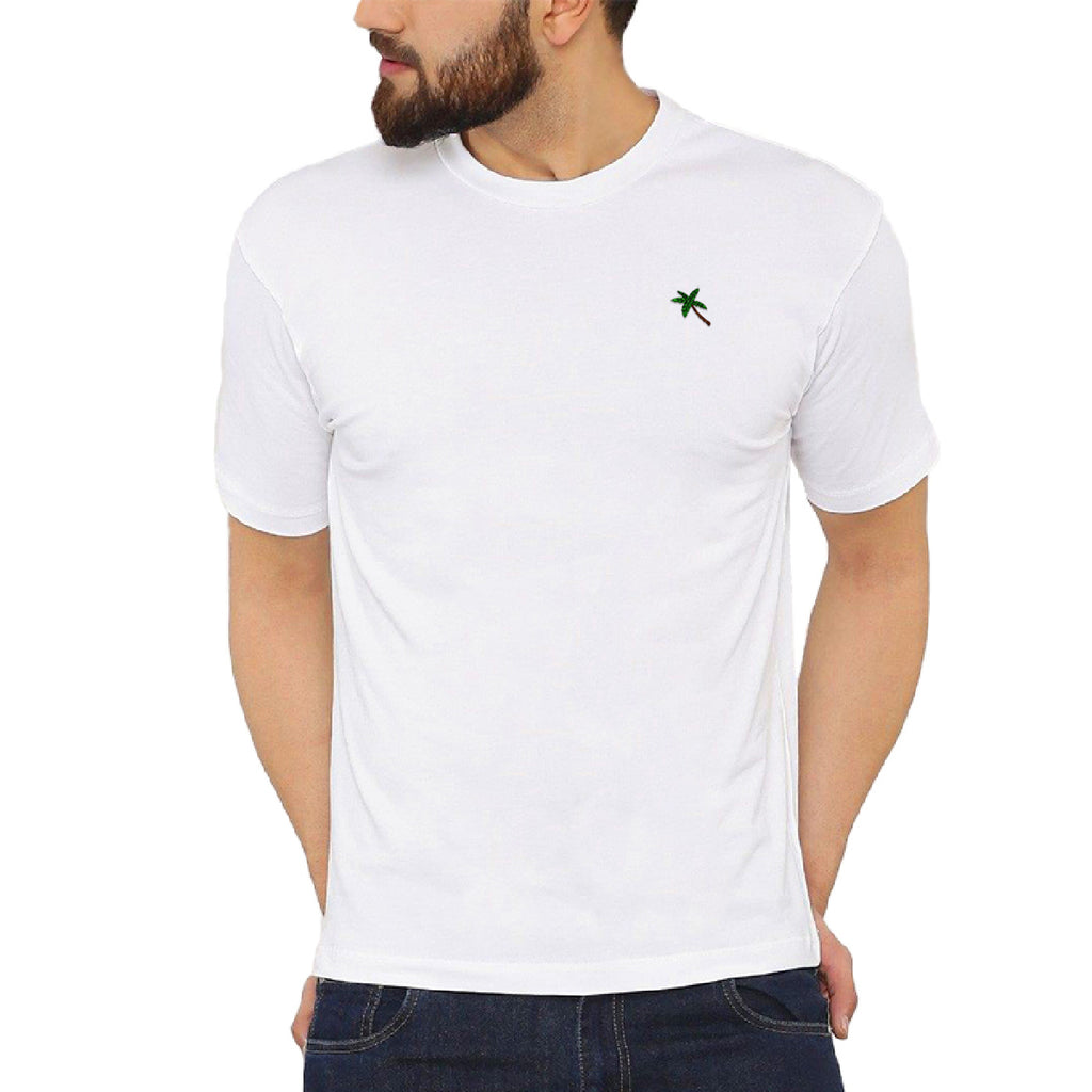 Palm Tree Embroidered T-Shirt