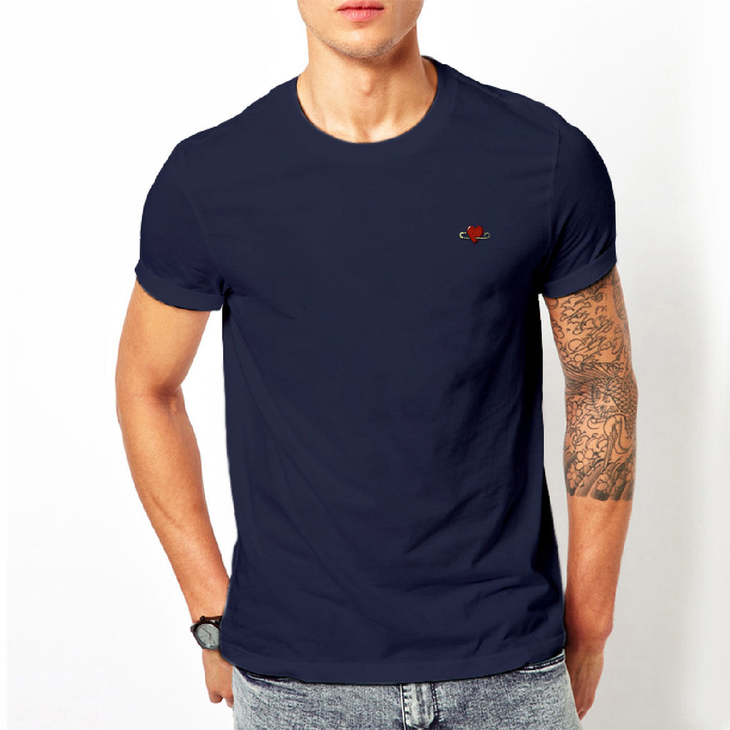 Heart Embroidered T-Shirt