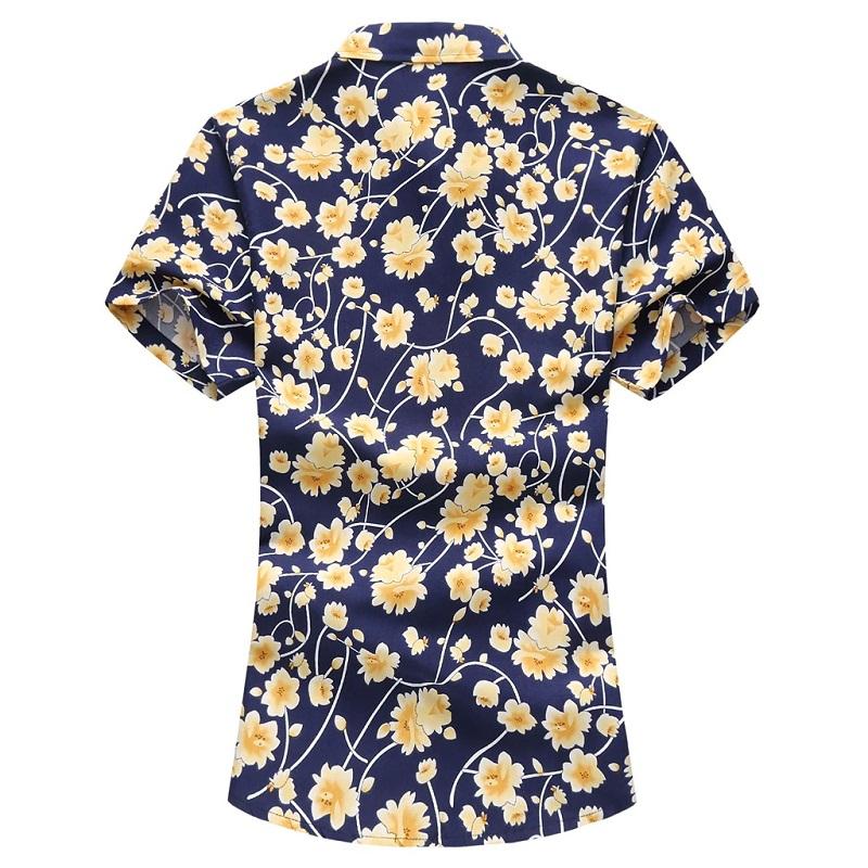 Yellow Flowers Button Shirt