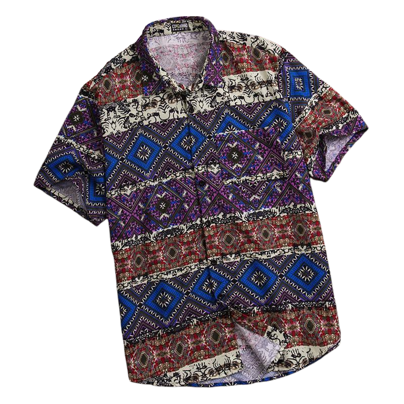 hiking Sagging Absolutely Nipkit Design - Ethnic Moroccan Button Shirt – NipKit