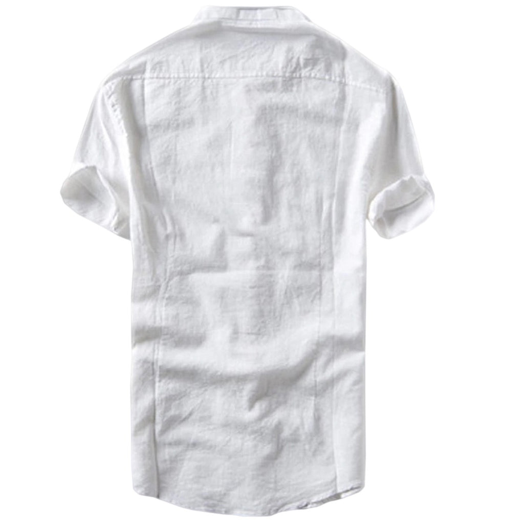 Simple Linen Blend Shirt